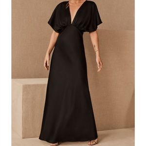 BHLDN Leila Satin Charmeuse Dress